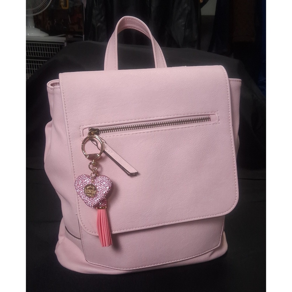 Style and Co Hudson Flap Lotus‎ Pink Backpack 11"x11"x4.5" NWOT